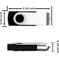 Pikkukuva 6 / 6: 5 kpl Mustaa 4 Gt USB-muistitikkua, USB 2.0 -muistitikku, Massamuisti
