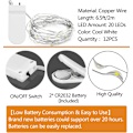 Miniatyrbillede 2 af 5: Batteridrevne Fe-lys, 20 LED'er 2M Kobber Fe-lys, IP