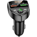 Miniatyrbillede 1 af 6: Bluetooth FM-sender, Automatisk Dobbelt USB Bluetooth V5.0 og Q