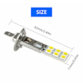 Pikkukuva 4 / 5: 4 kpl H1 6000K Valkoiset LED-ajovalot Sarja Sumuajovalot