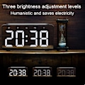 Miniatyrbild 2 av 6: Multifunktionell Bluetooth 5.0 LED-högtalare med digital väckarklocka
