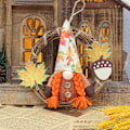 Miniatyrbild 2 av 5: Hösttacksgivningsdekoration Tomte Plysch 2 st Hösttacksgivning