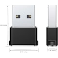 Miniatyrbillede 2 af 6: USB-C Hun til USB Han Adapter 3-pak, Type C til USB A Oplader