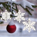 Miniatyrbillede 3 af 4: 24 stk. 3D Snefnug Charm Hængende Charm Juletræ Charm Fest