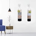 Miniatyrbilde 5 av 5: Hengende Oppbevaringspose, 2 Stykker Bomullslin Oppbevaringsposer, Vegg DXGHC