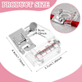 Miniatyrbillede 3 af 6: 2 stk. Justerbar Bias Tape Binding Fod, Symaskiner Trykfod