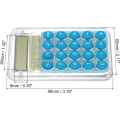 Miniatyrbillede 4 af 5: Bordberegner, 8-cifret stor LCD-skærm, Mini bærbar DXGHC