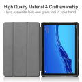 Miniatyrbild 4 av 4: För Huawei Mediapad M5 Lite 10,0 tum Custer Pattern Pure Col DXGHC