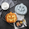 Miniatyrbillede 5 af 5: 4-delt græskar Halloween silikone mousse kageform bageform