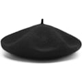 Miniatyrbilde 1 av 7: Dame Ullfransk Beret Beanie Vinterhatt Floppy Cap-B
