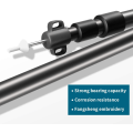 Miniatyrbilde 4 av 6: 1 stk. Aluminium teltstang, Teleskopisk presenningstang med gummikappe