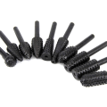 Miniatyrbild 4 av 6: 10-pack Träraspset Raspset Träskaft Frässet Borr