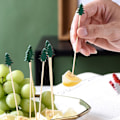 Miniatyrbillede 3 af 7: 100 stk. Jule-Tandstikkere Mad-Pinde Dessert Buffet Frugt Salat