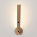 Miniatyrbild 1 av 5: 3W LED Vägglampa Batteridriven Trä Sladdlös med Tryckbrytare