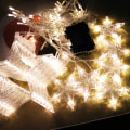 Miniatyrbilde 5 av 6: LED stjernelysstreng femspisset stjerne gardinlys isbar lys