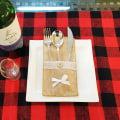 Miniatyrbilde 4 av 7: 2 stk Julepynt Julelin Laceserviett Oppbevaring B