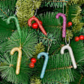 Miniatyrbillede 2 af 5: 24 stykker julepynt Juletræspynt Jul