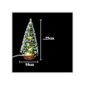 Miniatyrbild 1 av 5: Cedar Green Mini Julgran LED Vit Ljus Tallbarr Chris
