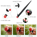 Miniatyrbillede 3 af 7: 20 stk. Mikrospray Justerbar 360 ​​Grader 8 Huller Fuld Cirkel Pat