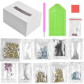 Miniatyrbillede 4 af 5: DIY Vævsæske, DIY 5d Diamant Vævsæske, Vævsdispenser, Squa