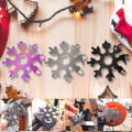 Miniatyrbild 5 av 6: 18-i-1 Snowflake Multiverktyg för Utomhus, Bärbar Nyckelring, Snowflake