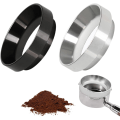 Miniatyrbillede 1 af 5: 2 Kaffe Doseringringe Delonghi Filterholder 58mm Sølv Alum DXGHC