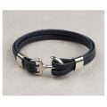 Miniatyrbillede 3 af 5: Mænds Vintage Anker Læderarmbånd Multilayer Armbånd Manschet Wr