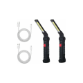 Pikkukuva 1 / 5: 2 x Ladattavat Led Cob Työvalot Lamppu Työpaja Cob Taskulamppu Salama
