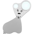 Miniatyrbillede 2 af 5: Foldbar Lommeforstørrelsesglas Bærbar Oplyst Læseforstørrelsesglas med