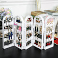 Miniatyrbild 3 av 4: 1-pack med 240 hål Plast Stud Örhängen Displayställ
