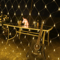 Miniatyrbilde 2 av 6: LED nettlampe, fiskenettlampe, julefargede lamper, bryllupslampe