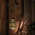 Miniatyrbillede 2 af 7: Hængende Solcellelamper Udendørs 2 Pakke Have Boho LED Blomst Vandp
