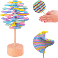Miniatyrbild 1 av 4: Trä-lollipop avstressleksaker, 2023 ny magisk roterande lollipop