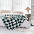 Miniatyrbillede 4 af 5: Buffalo Plaid Fleece Tæppe (70*140cm, Grøn) - Plaid Flannel DXGHC