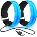 Miniatyrbillede 1 af 5: Genopladelig LED Lys Armbånd, Reflekterende LED Løbearmbånd, A