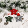 Miniatyrbilde 1 av 7: 3 stk julepynt strikkehette pentagram liten anheng