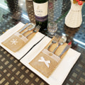 Miniatyrbilde 7 av 7: 2 stk Julepynt Julelin Laceserviett Oppbevaring B