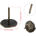 Miniatyrbilde 3 av 6: Sett med 50 dekorative bronse spiker 23 x 19 mm