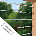 Miniatyrbilde 5 av 5: Turnbuckle, krok og krok wire turnbuckle, 2 stk
