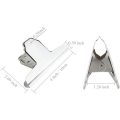 Miniatyrbillede 5 af 7: Store Bulldog-klips, 4 tommer, 10 stk., rustfrit stål, til mapper
