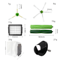 Miniatyrbillede 2 af 4: iRobot Roomba ii7 i7+ E5 E6 I3 Serie Børsterstatningsdele DXGHC