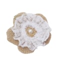 Miniatyrbilde 7 av 7: 24 Stykker Burlap Sløyfe Sett DIY Jute Sløyfe Retro Burlap Sløyfe