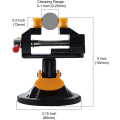 Miniatyrbilde 2 av 6: Universal Mini Bordvise Klemme 360° Sugesjonsvise Klemme Drill Pr