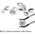 Miniatyrbilde 3 av 5: 2 Gummi-Tang med Buede Spisser, 15,6 cm med Buede Tannede Spisser Indu