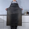 Miniatyrbilde 4 av 4: Justerbar Unisex Forkle i PVC-Lærtekstur med Lommer for