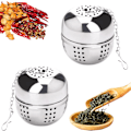 Miniatyrbild 1 av 7: 2 stycken rostfritt stål teinfuser, teinfuser, teinfuser Str