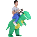 Miniatyrbillede 1 af 7: Oppustelig Kostume Sød Voksen Dinosaur Kostume Luftblæser Drevet W