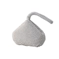 Miniatyrbillede 7 af 7: Kvinders Rhinestone Clutch Aftensposer Glitrende Triangle P