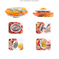 Miniatyrbild 3 av 4: Beyblade Burst Set - Fusion Combat Gyro med Launcher, B171