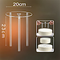 Miniatyrbild 4 av 7: 3-pack Kakstödssugrör Ramställningsform Runda Stöd Distanser